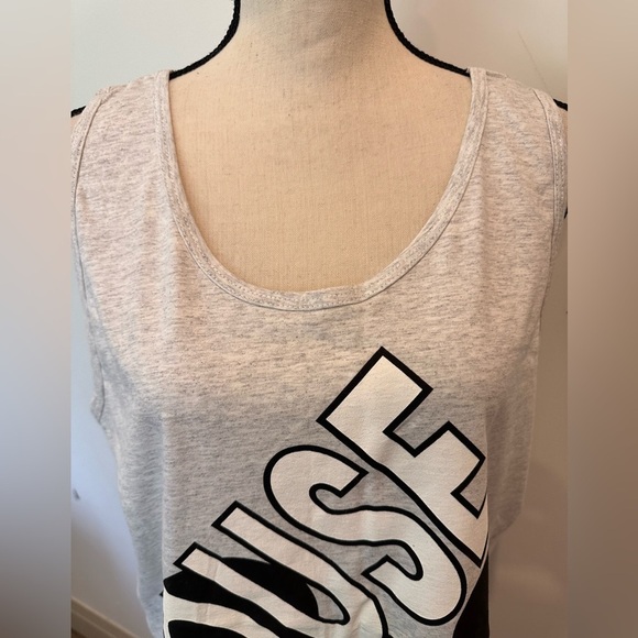 Vintage 80s Walt Disney Mickey Mouse Epcot Center USA Grey Unisex Tank XL - Picture 3 of 8